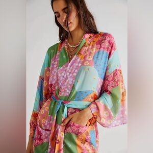 Spell & the Gypsy Freda Kimono / Robe Lolly M/L Patchwork Print